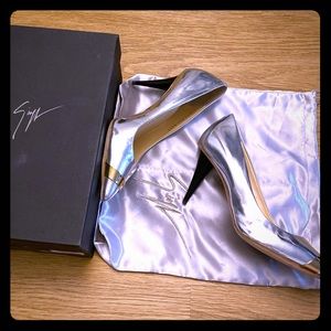 Giuseppe Zanotti 80mm Specchio Mirror Pumps 37.5